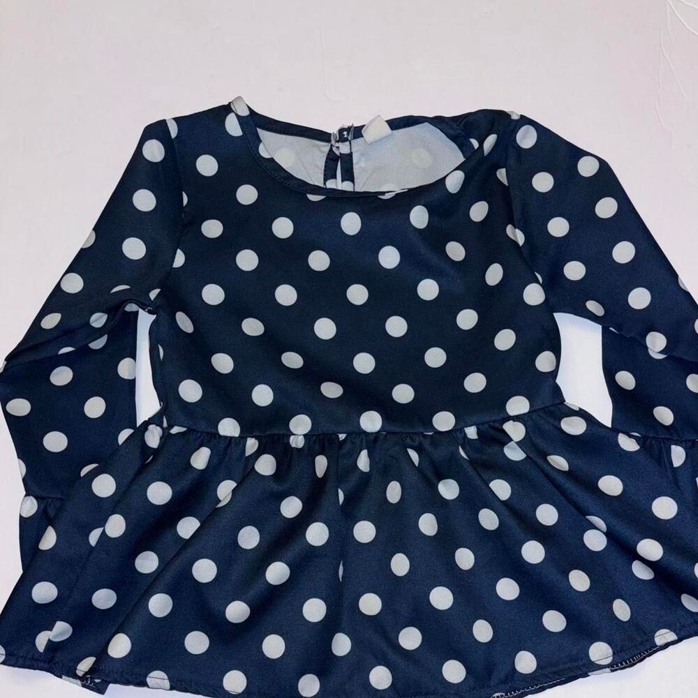 No-brand Toddler Navy and Black Blouse